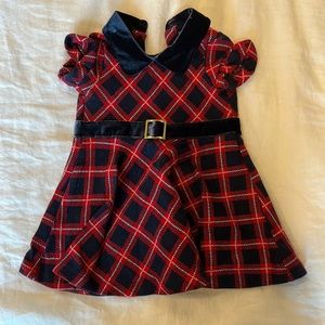Janie & Jack Plaid Dress 12-18